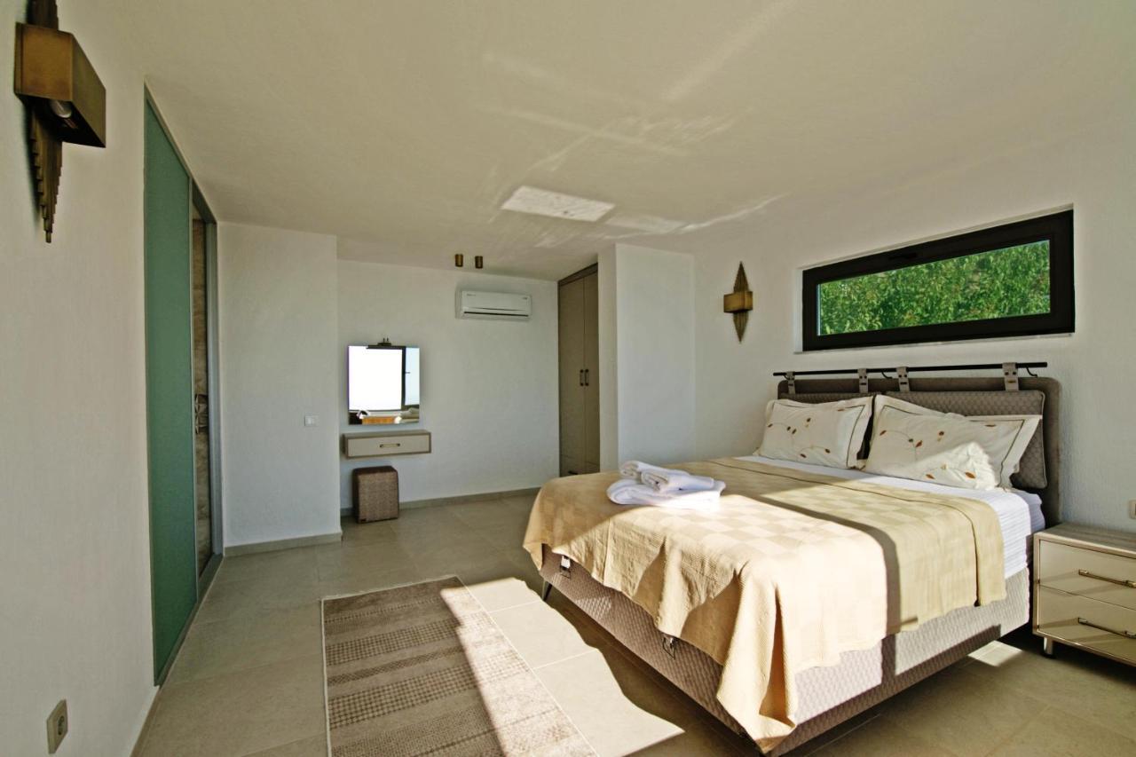 Villa With A Private Heated Pool, Jacuzzi, Overlooking Spectacular Views Of The Sea Kas Exterior photo